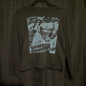 Long sleeve black top